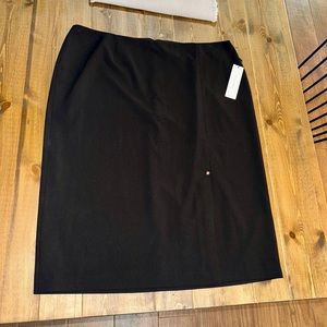 NWT Calvin Klein sz 20w Black Skirt